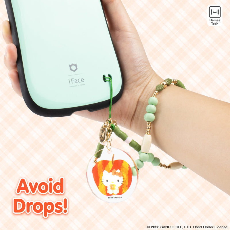 Sanrio Hello Kitty Apple Beaded Charm Mobile Phone Wrist Strap