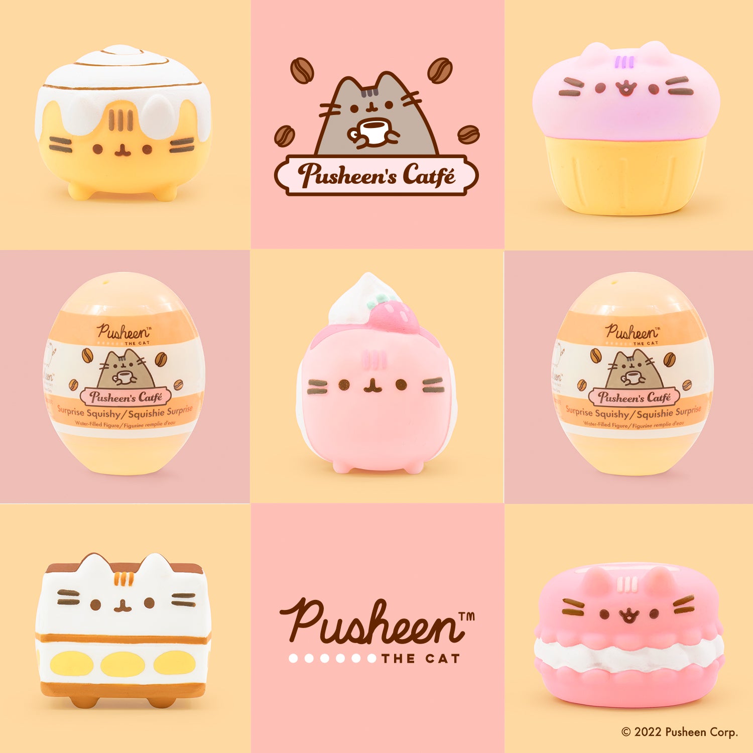 Pusheen プシーン スクイーズ セット 海外 レア Pusheen SquiSHU Capsule - Pusheen's Catfé (Series 3) – Hamee