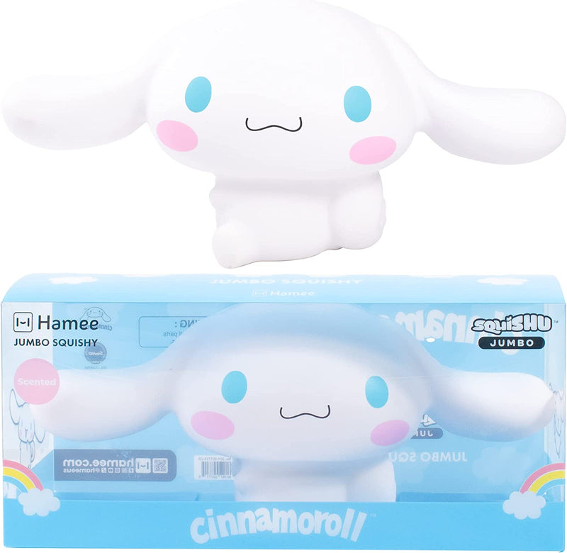 Hamee Sanrio Hello Kitty and Friends Cinnamoroll Jumbo Squishy Toy Slow  Rising Cute SquiSHU Sweet Cotton Candy Scented Birthday Gift Bags, Party