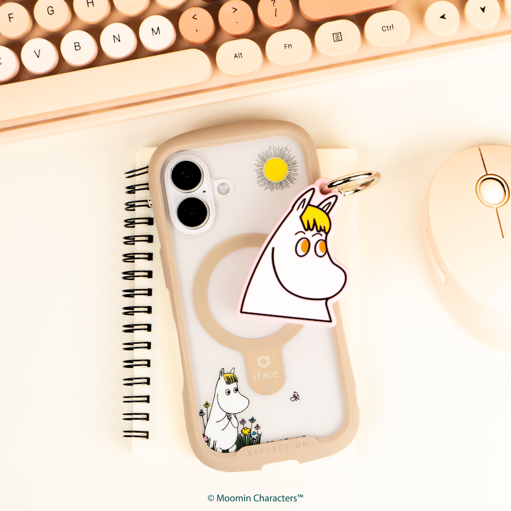 Moomin Figure Type AirTag Case Moomin Figure Type AirTag Case