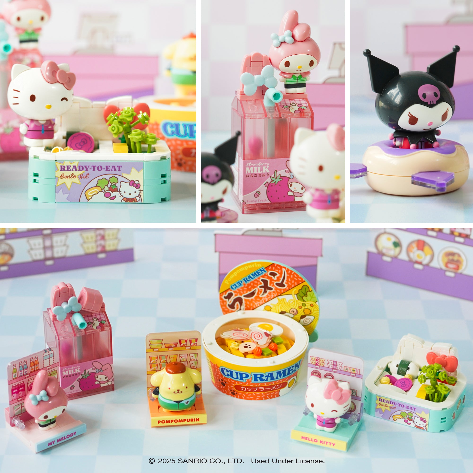 Hello Kitty and Friends Konbini Building Blocks Set - Kuromi