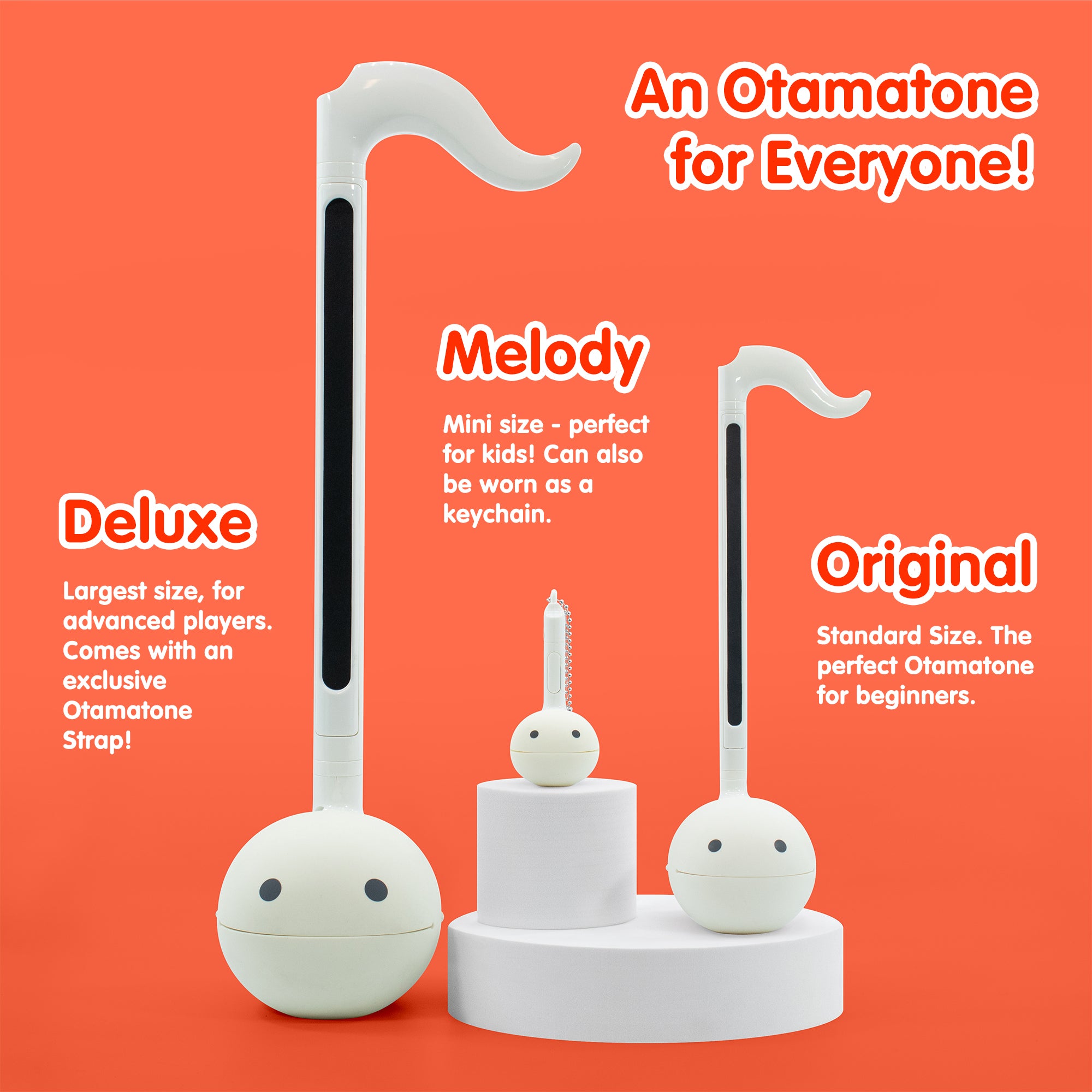 Otamatone Melody Series Japanese Electronic Mini Size Musical Toy Portable 11 Pre-Programmed Songs - Red Otamatone Melody Series Japanese Electronic Mini Size Musical Toy Portable 11 Pre-Programmed Songs - Red