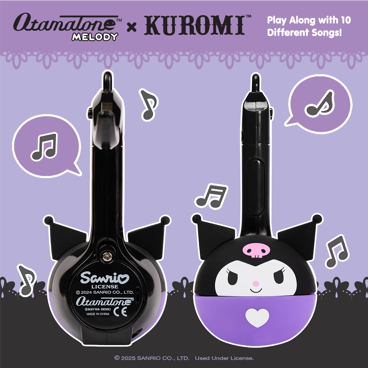 Otamatone_Melody_Sanrio_KUROMI
