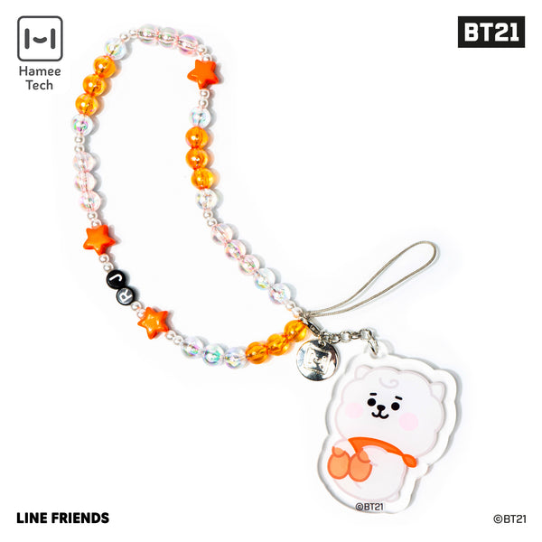 331 BTS BT21 ブレスレット　RJ ジン BT21 Beaded Charm Mobile Phone Wrist Strap - RJ – Hamee.com - Hamee US
