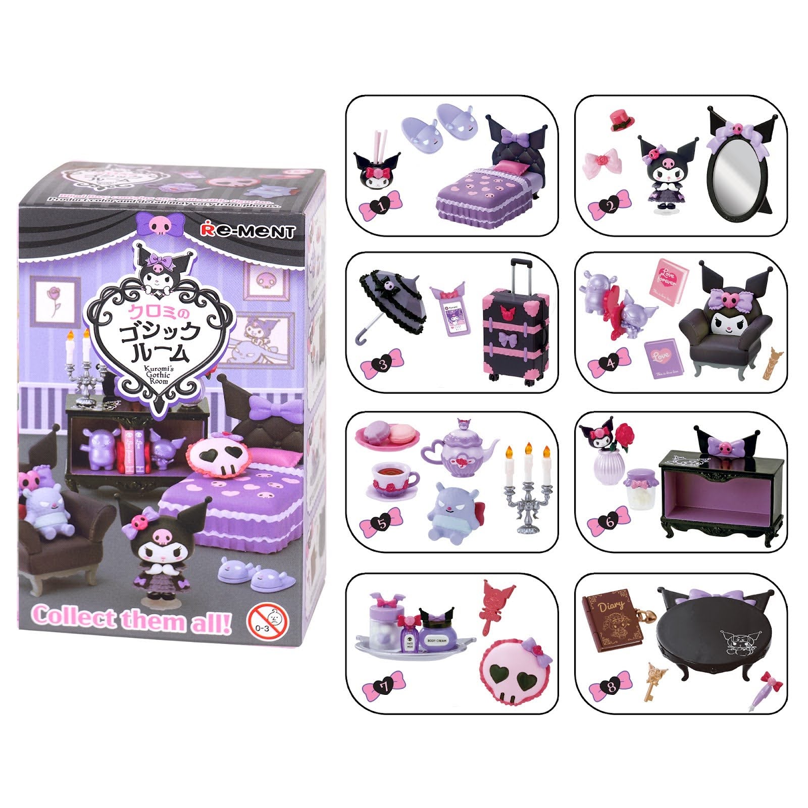Re-Ment Sanrio Characters My Melody Chromi Tokimeki Re-Ment Sanrio Characters My Melody Chromi Tokimeki