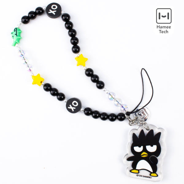 Sanrio Badtz-maru Beaded Charm Mobile Phone Wrist Strap Sanrio Badtz-maru Beaded Charm Mobile Phone Wrist Strap