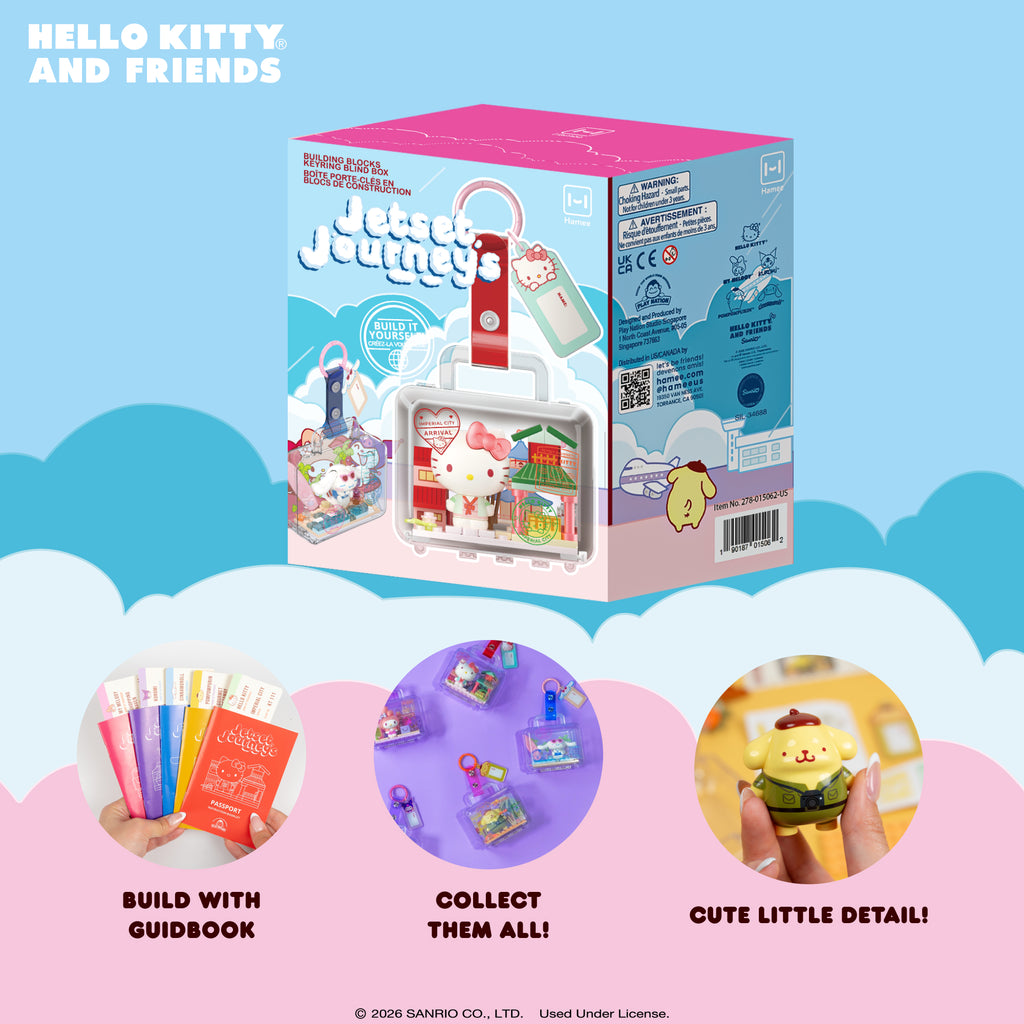 Hello Kitty and Friends Building Blocks Blind Box [Jetset Journeys