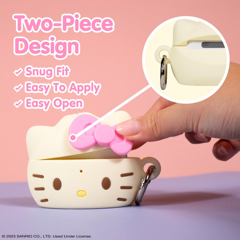 Sanrio Hello Kitty Steamed Bun Series Keychain AirPods Case