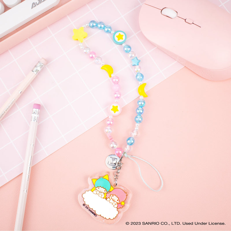 Sanrio Hello Kitty Beaded Charm Mobile Phone Wrist Strap